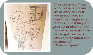 Peace Quote from Gandhi