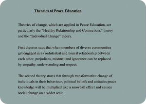 ANP Theory of Peace